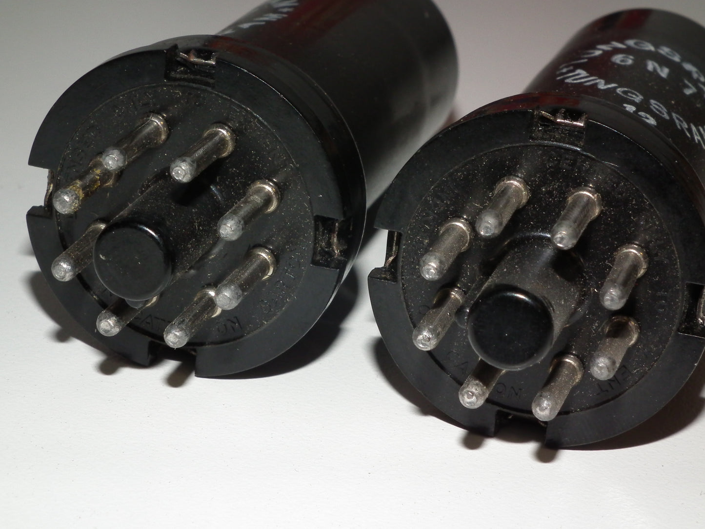 6N7 British Tungsram NOS NIB Matched Pair