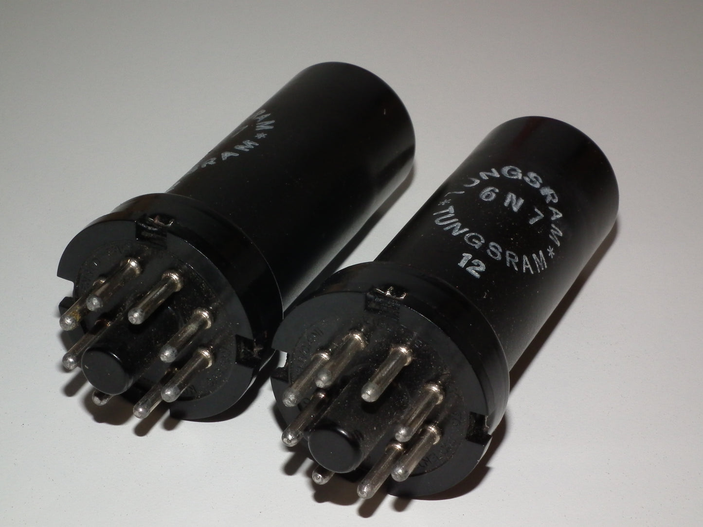 6N7 British Tungsram NOS NIB Matched Pair