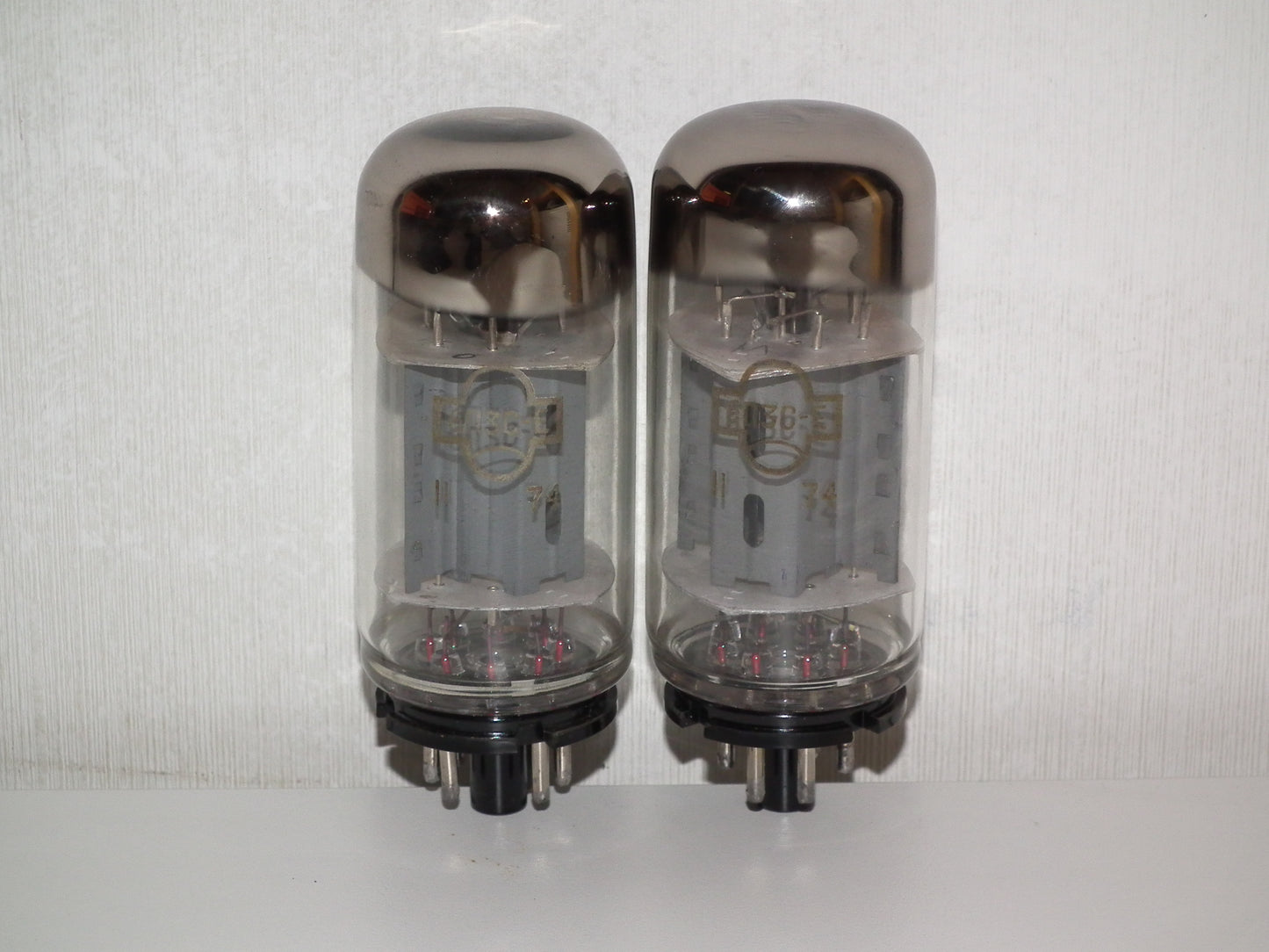 6P3S-E Reflektor 6L6GC USSR NOS Platinum Matched Pair 2 pcs