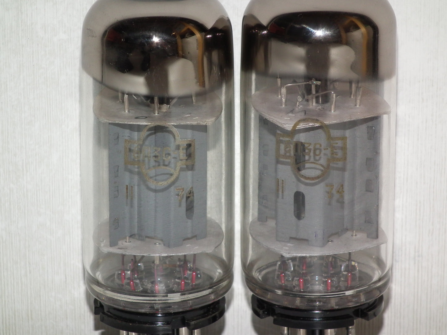 6P3S-E Reflektor 6L6GC USSR NOS Platinum Matched Pair 2 pcs