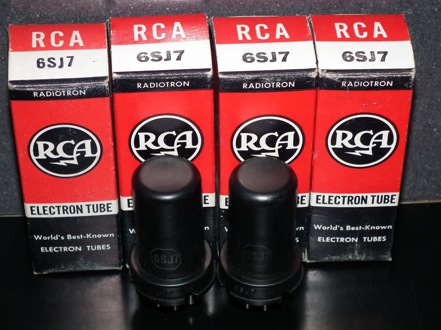6SJ7 RCA Metal Can The same codes NOS NIB