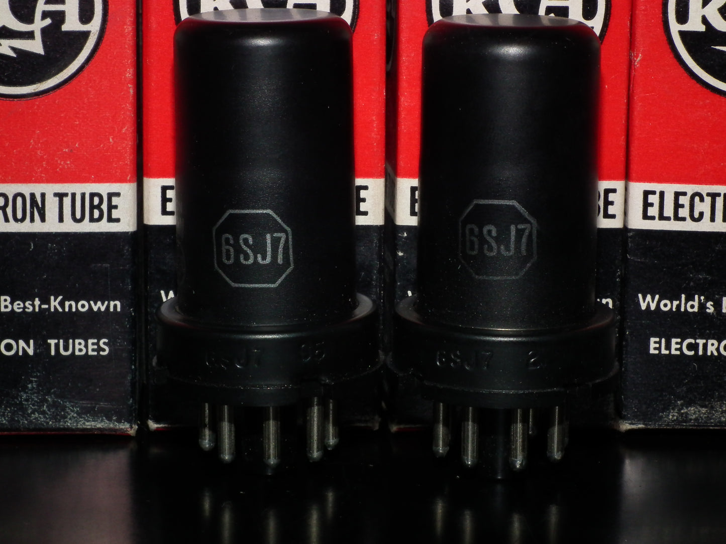 6SJ7 RCA Metal Can The same codes NOS NIB