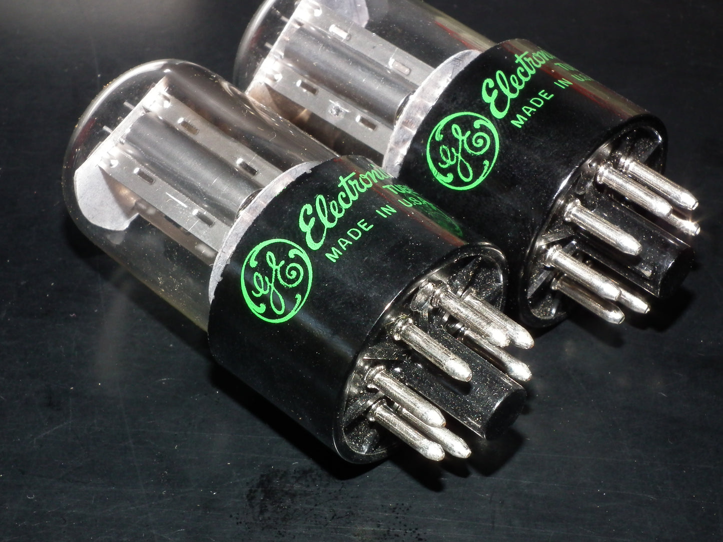 6SL7GT General Electric VT-229 NOS NIB Matched Pair Silver Anodes