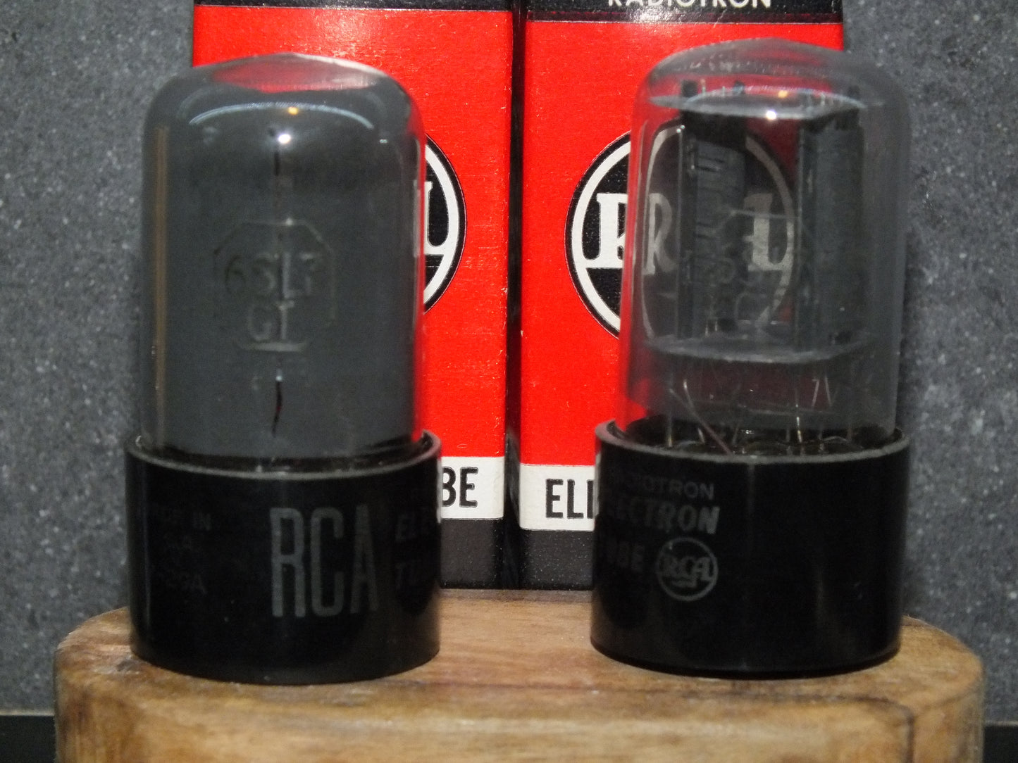 6SL7GT RCA VT-229 NOS Platinum Matched Pair Gray coated, the same date codes