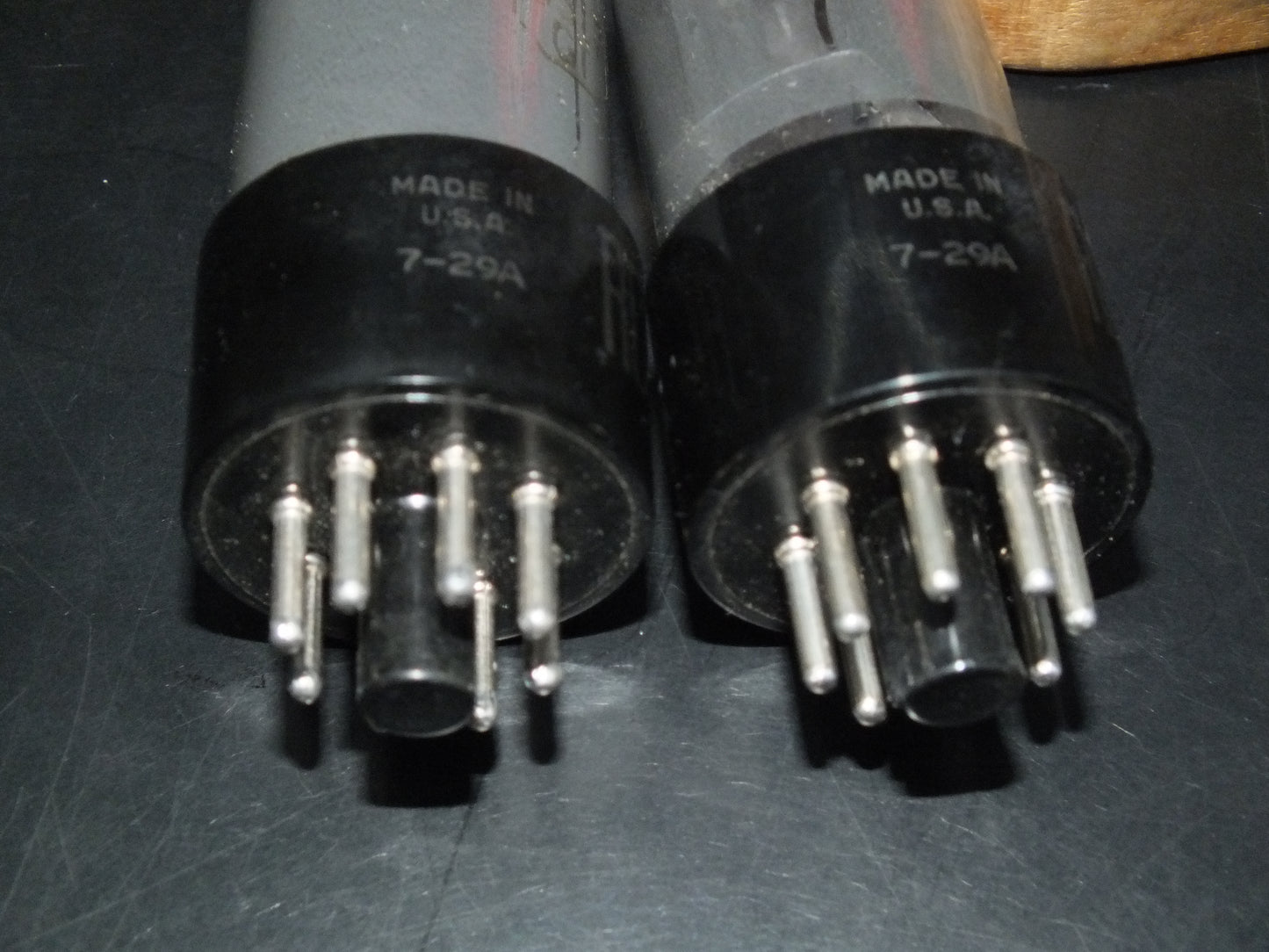 6SL7GT RCA VT-229 NOS Platinum Matched Pair Gray coated, the same date codes