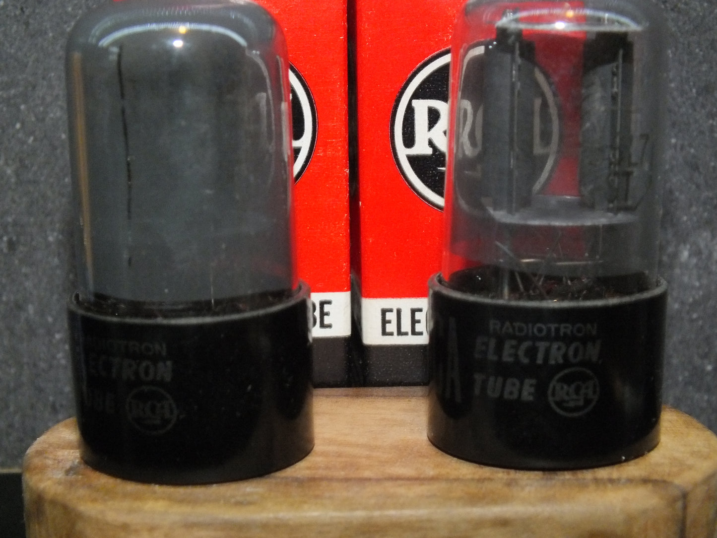 6SL7GT RCA VT-229 NOS Platinum Matched Pair Gray coated, the same date codes