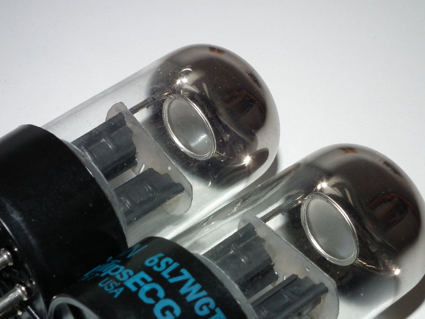 6SL7WGT PHILIPS ECG VT-229 NOS NIB Matched Pair Black Anodes