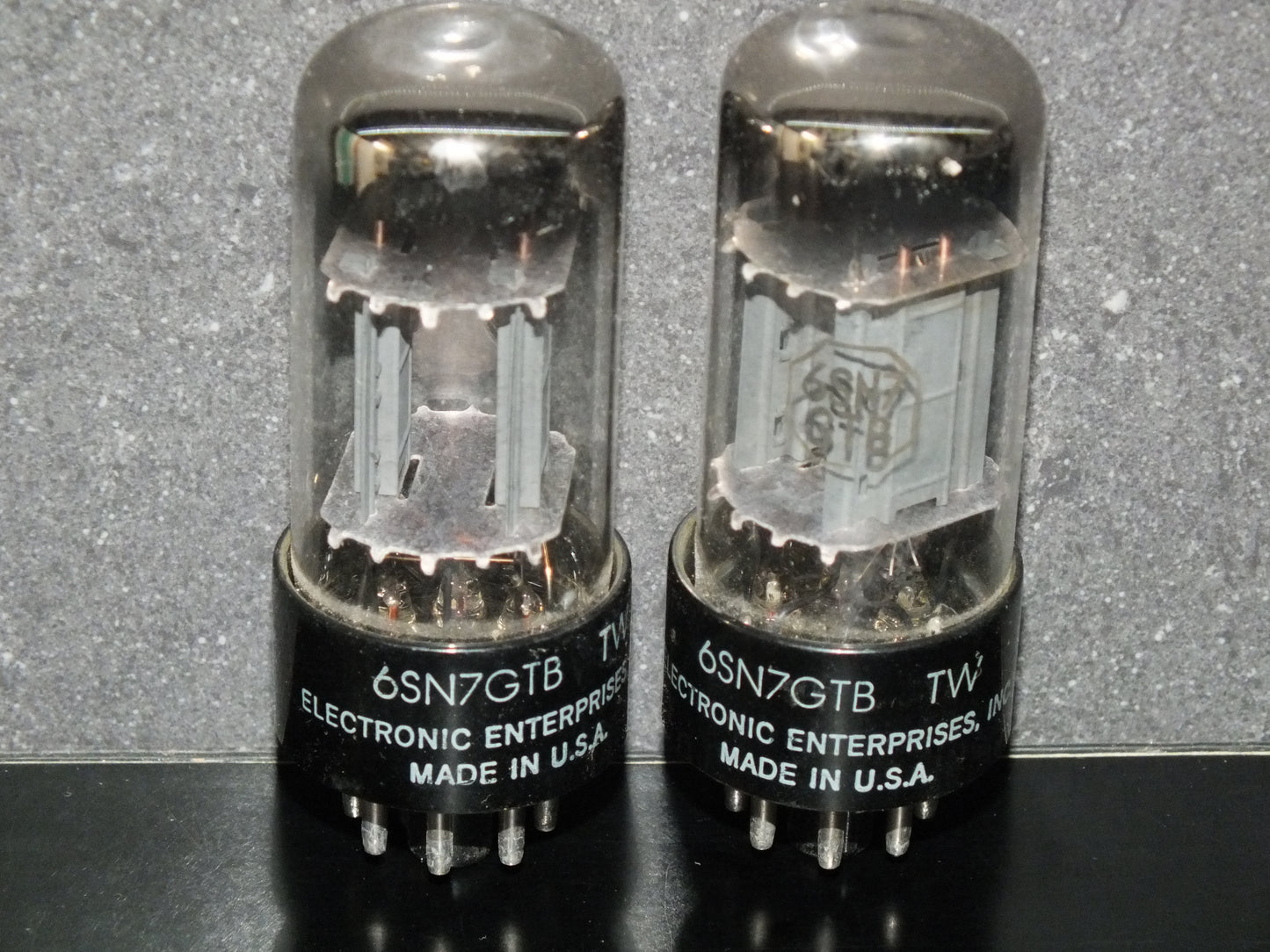 Matched Pair 6SN7GTB Electronic Enterprises Long Anodes