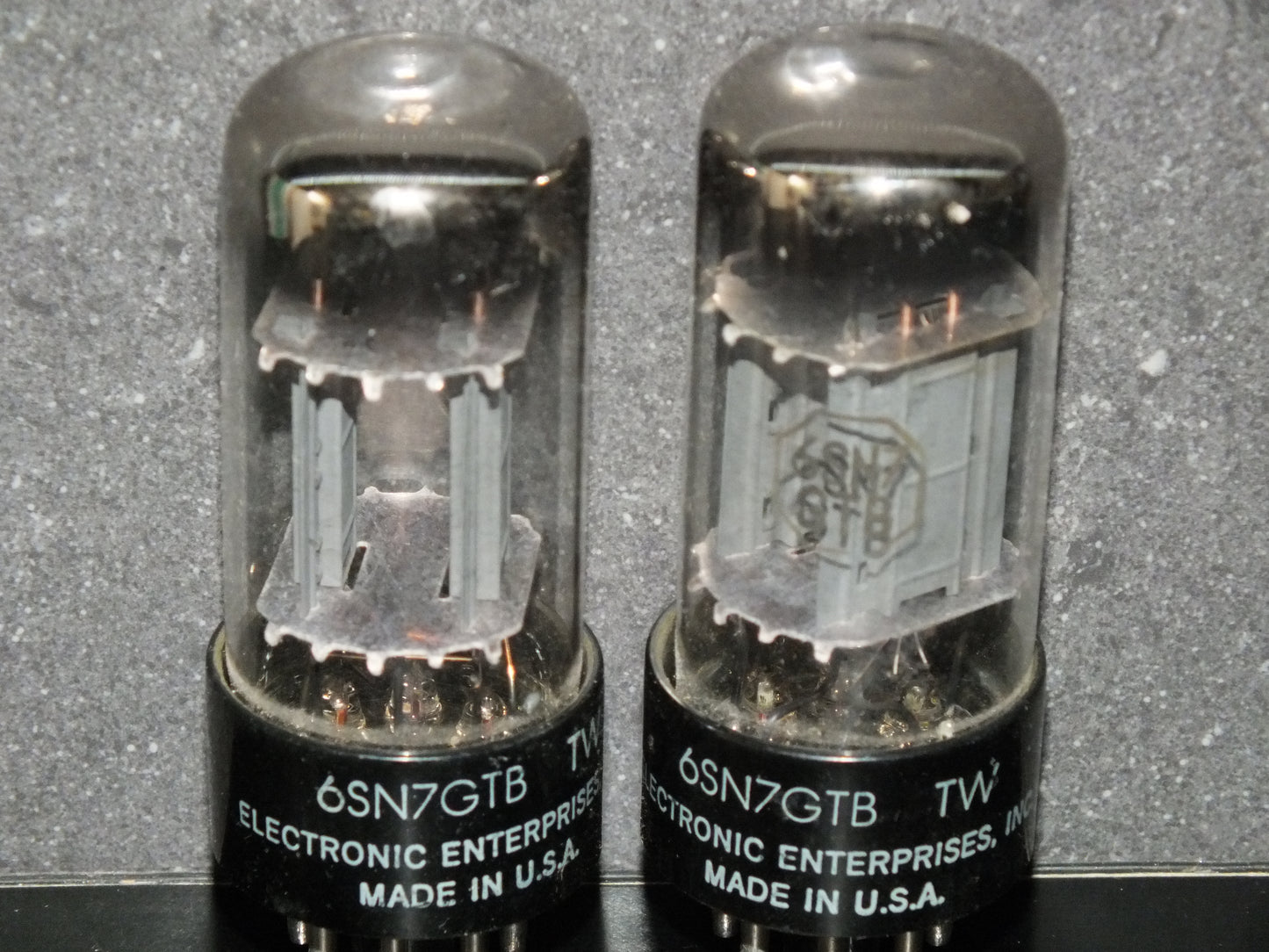 Matched Pair 6SN7GTB Electronic Enterprises Long Anodes