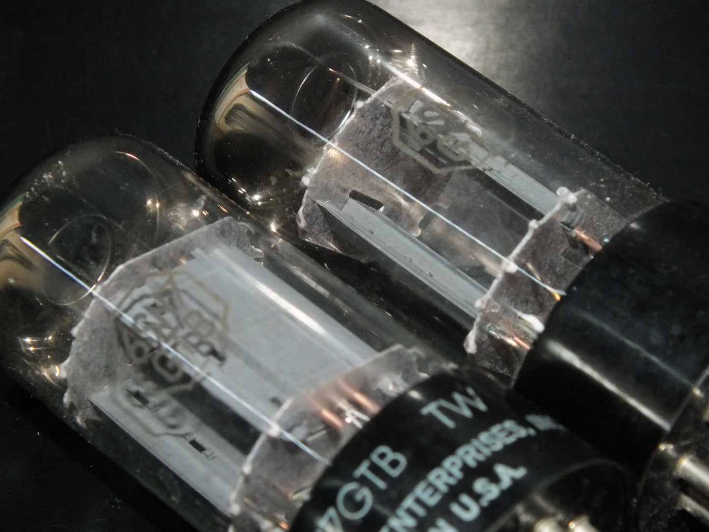 Matched Pair 6SN7GTB Electronic Enterprises Long Anodes