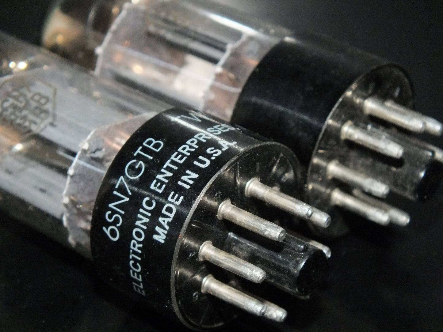 Matched Pair 6SN7GTB Electronic Enterprises Long Anodes
