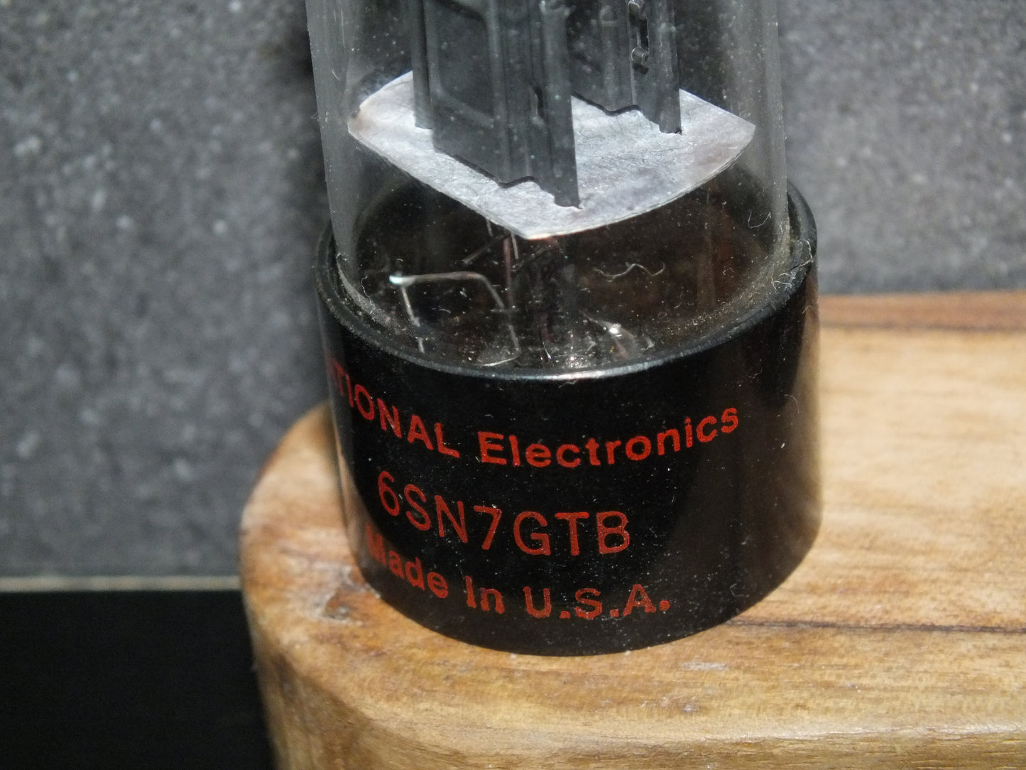 Matched Pair 6SN7GTB National Electronics D Getter Black Anodes