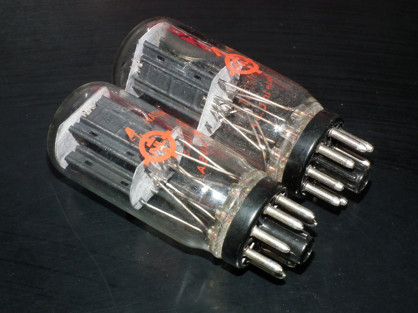 Matched Pair (2 tubes) 6SN7GTB National RCA NOS NIB Coin Base