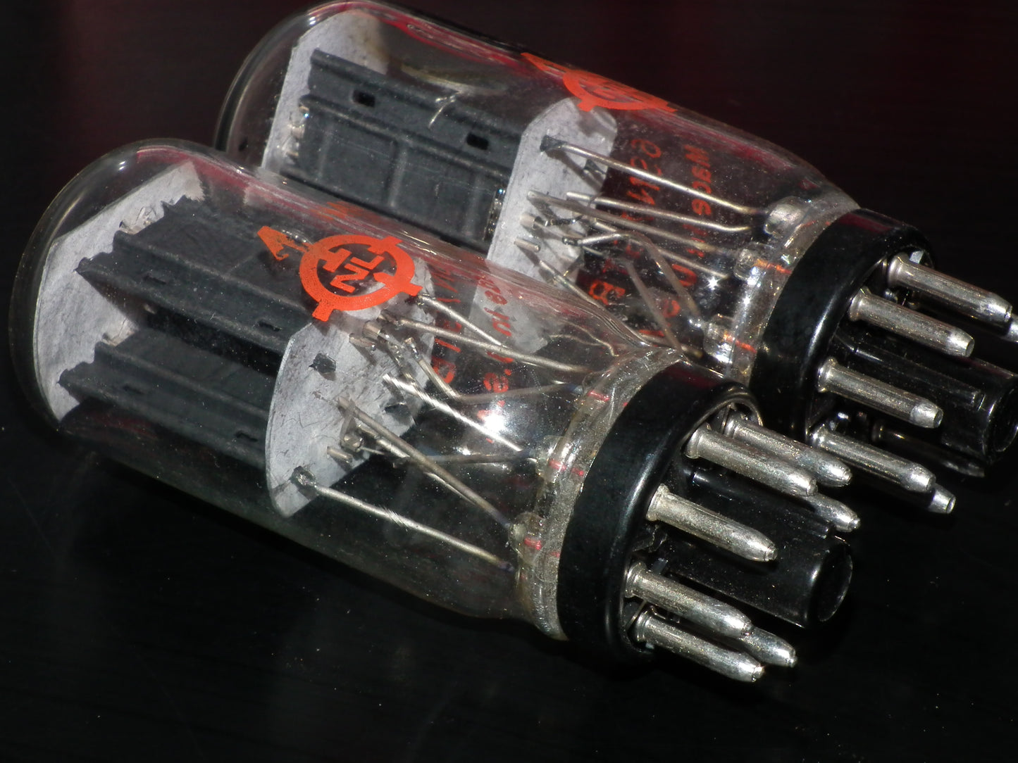 Matched Pair (2 tubes) 6SN7GTB National RCA NOS NIB Coin Base