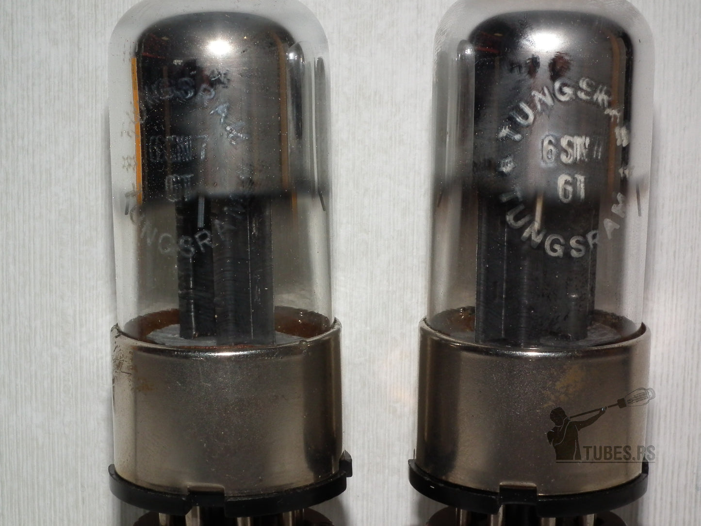 Matched Pair 6SN7GT British Tungsram B65 Metal Base Holy Grail 6SN7GT