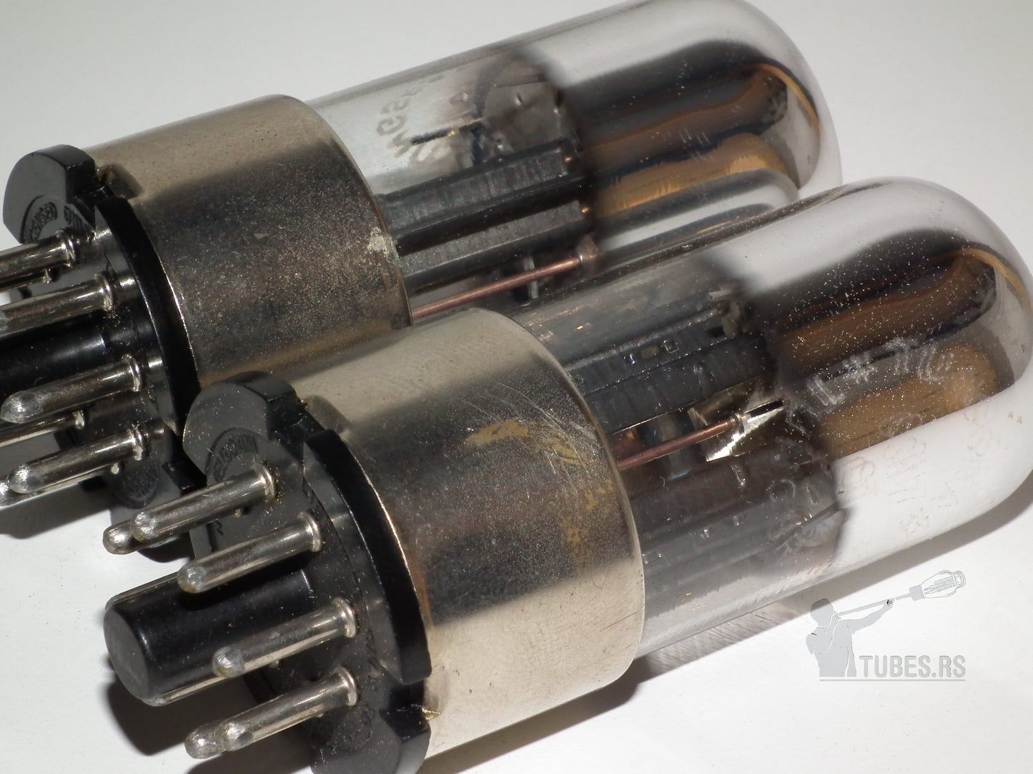 Matched Pair 6SN7GT British Tungsram B65 Metal Base Holy Grail 6SN7GT