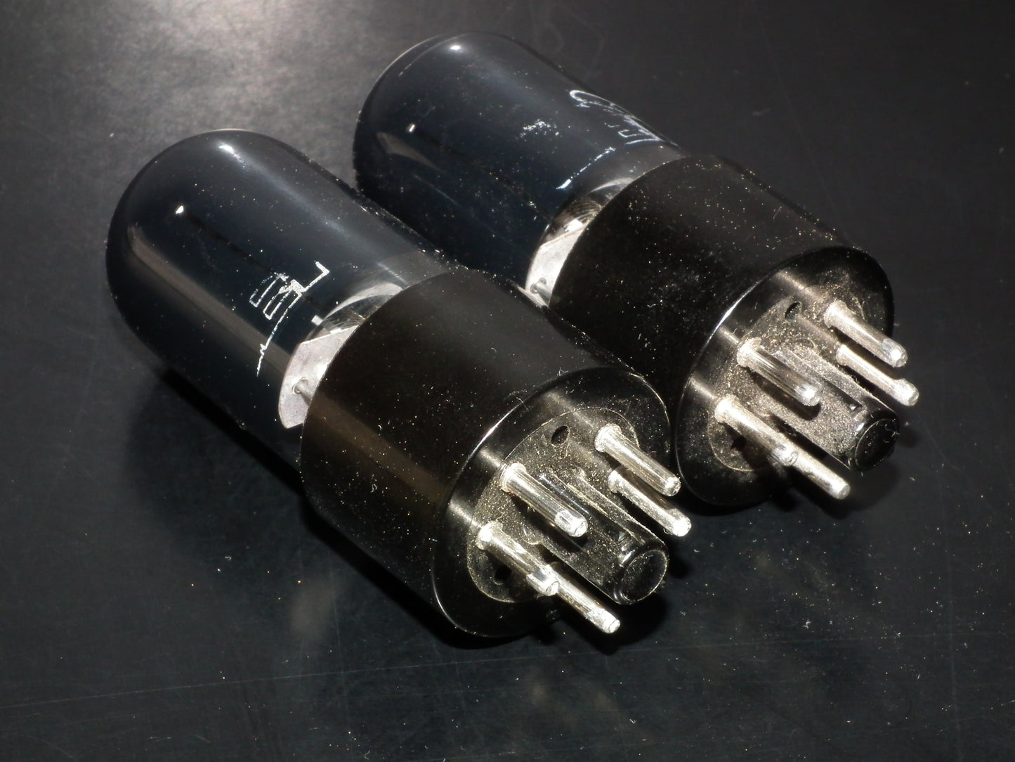 6V6GT CEI NOS Platinum Matched Pair Made in Holland USED Tested 90%