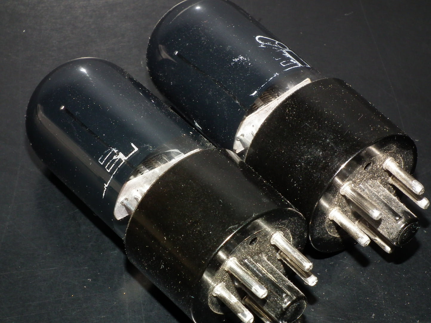 6V6GT CEI NOS Platinum Matched Pair Made in Holland USED Tested 90%