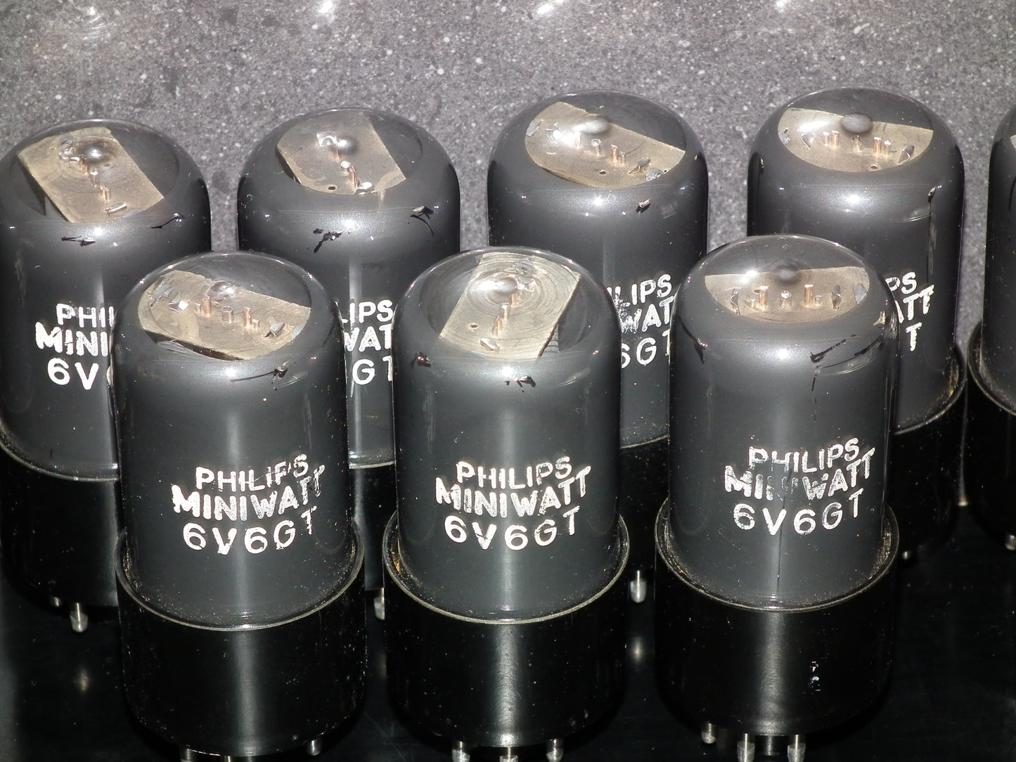 Platinum Matched Pair 6V6GT Philips Mazda 1959 Blues Babies