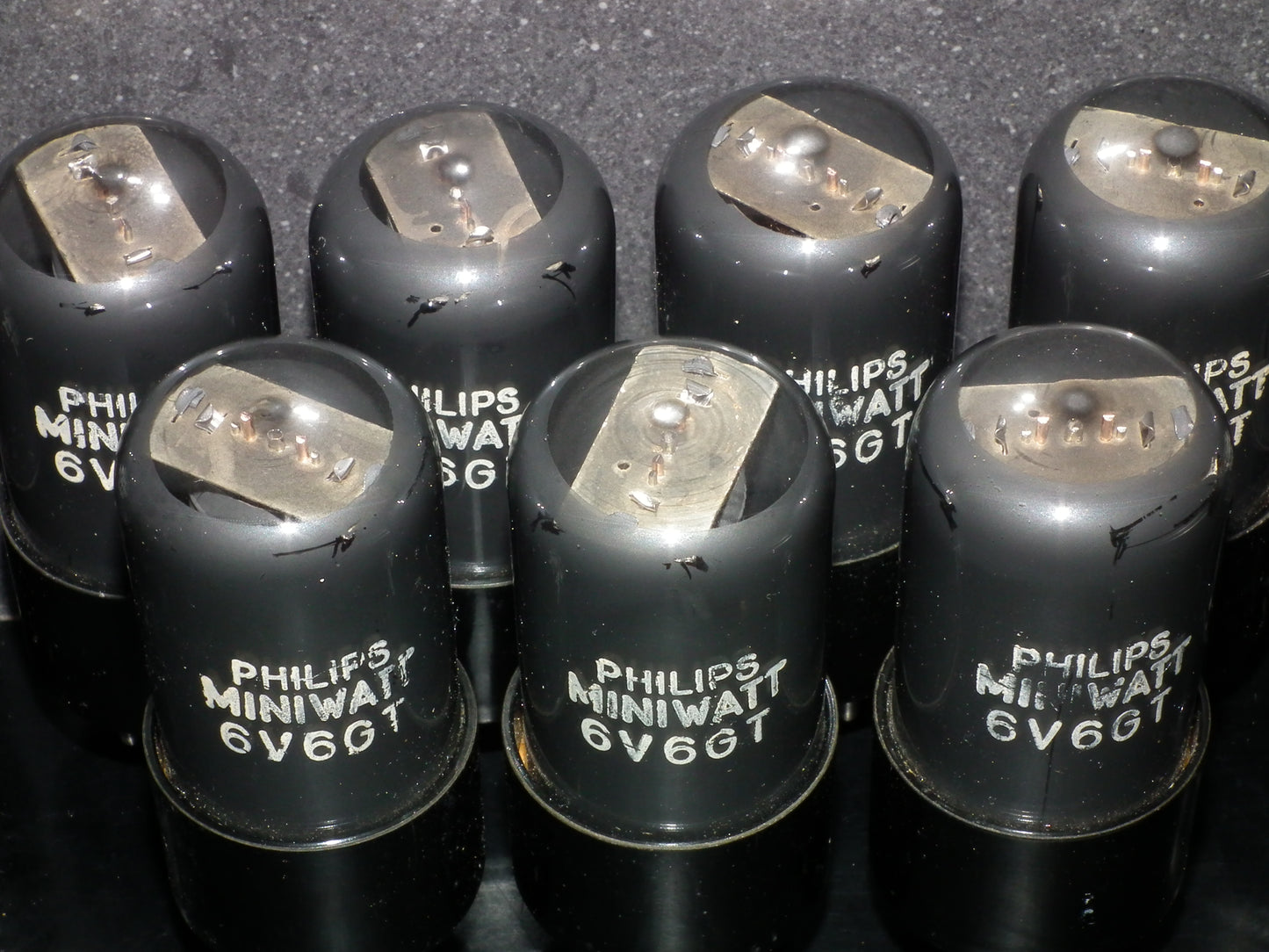 Platinum Matched Pair 6V6GT Philips Mazda 1959 Blues Babies