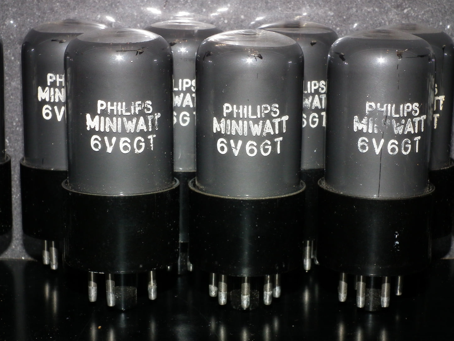 Platinum Matched Pair 6V6GT Philips Mazda 1959 Blues Babies