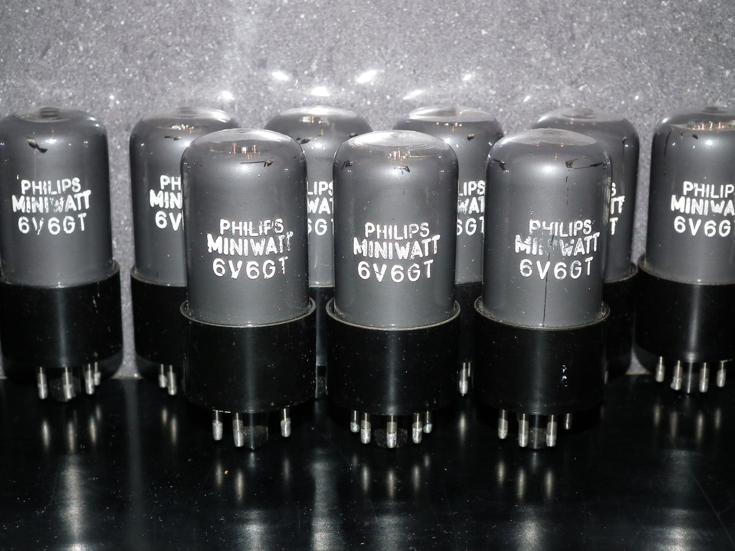 Platinum Matched Pair 6V6GT Philips Mazda 1959 Blues Babies