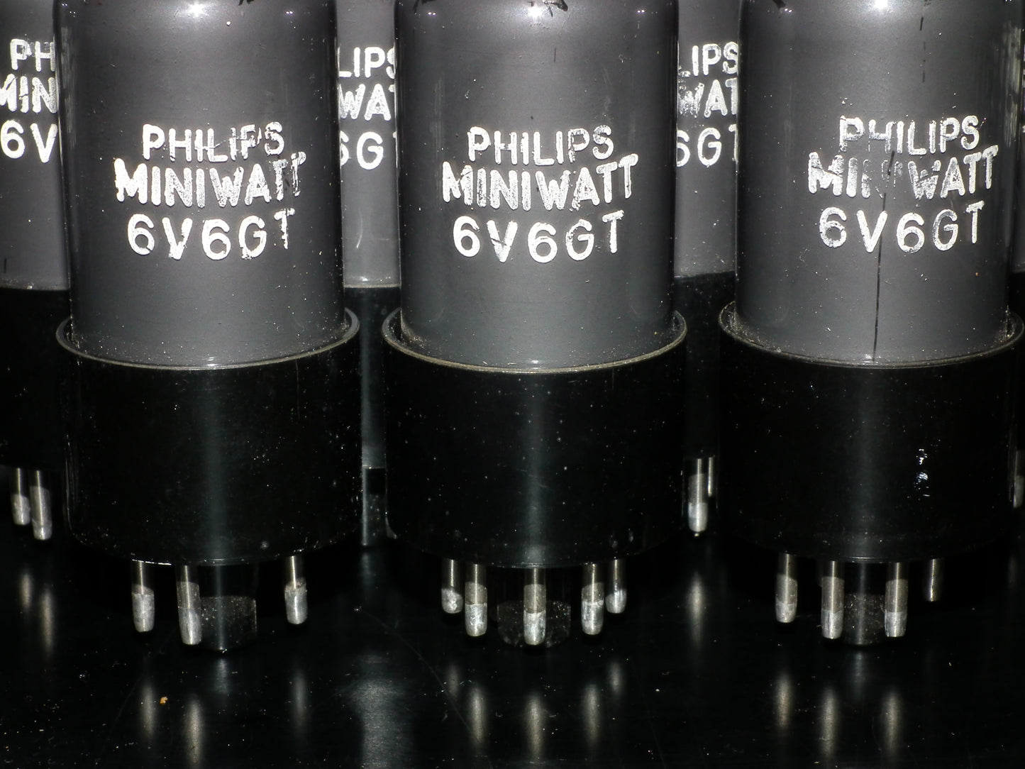 Platinum Matched Pair 6V6GT Philips Mazda 1959 Blues Babies