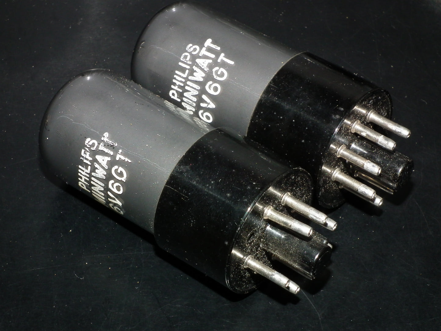 Platinum Matched Pair 6V6GT Philips Mazda 1959 Blues Babies