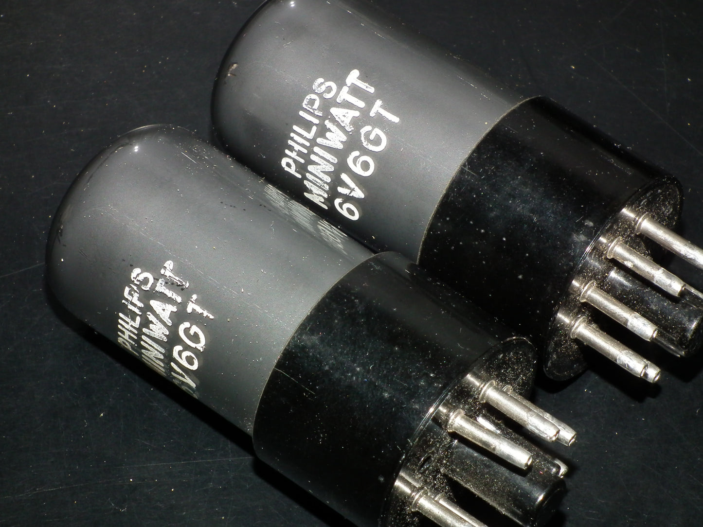 Platinum Matched Pair 6V6GT Philips Mazda 1959 Blues Babies