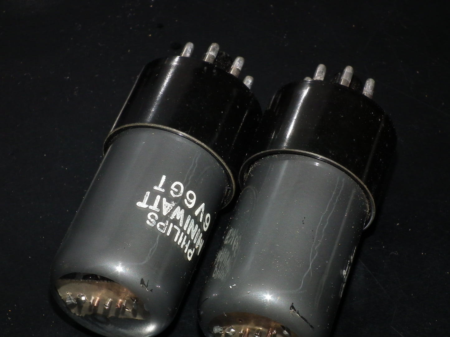 Platinum Matched Pair 6V6GT Philips Mazda 1959 Blues Babies
