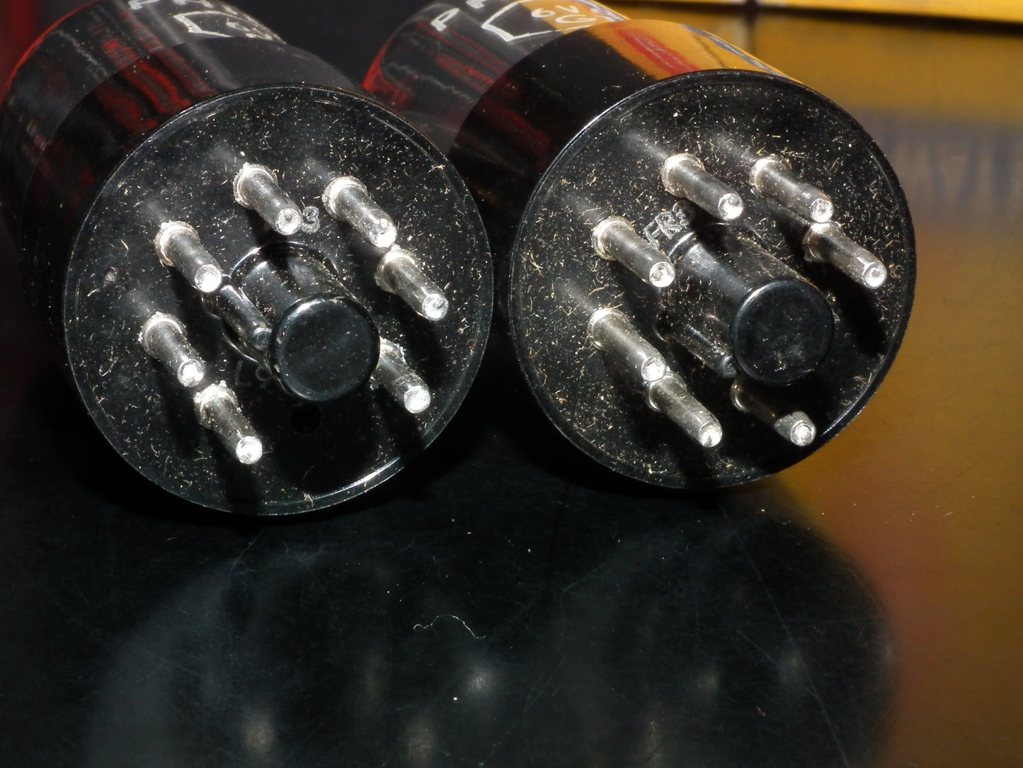 Platinum Matched Pair 6V6GT Philips Mazda 1959 Great Sounding 6V6