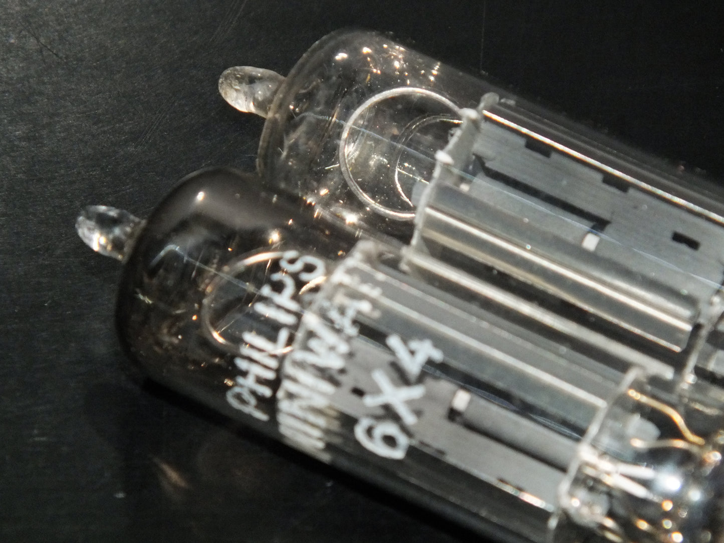 6X4 EZ90 Philips Mullard GEC Rare Inclined Getter Bottom Codes