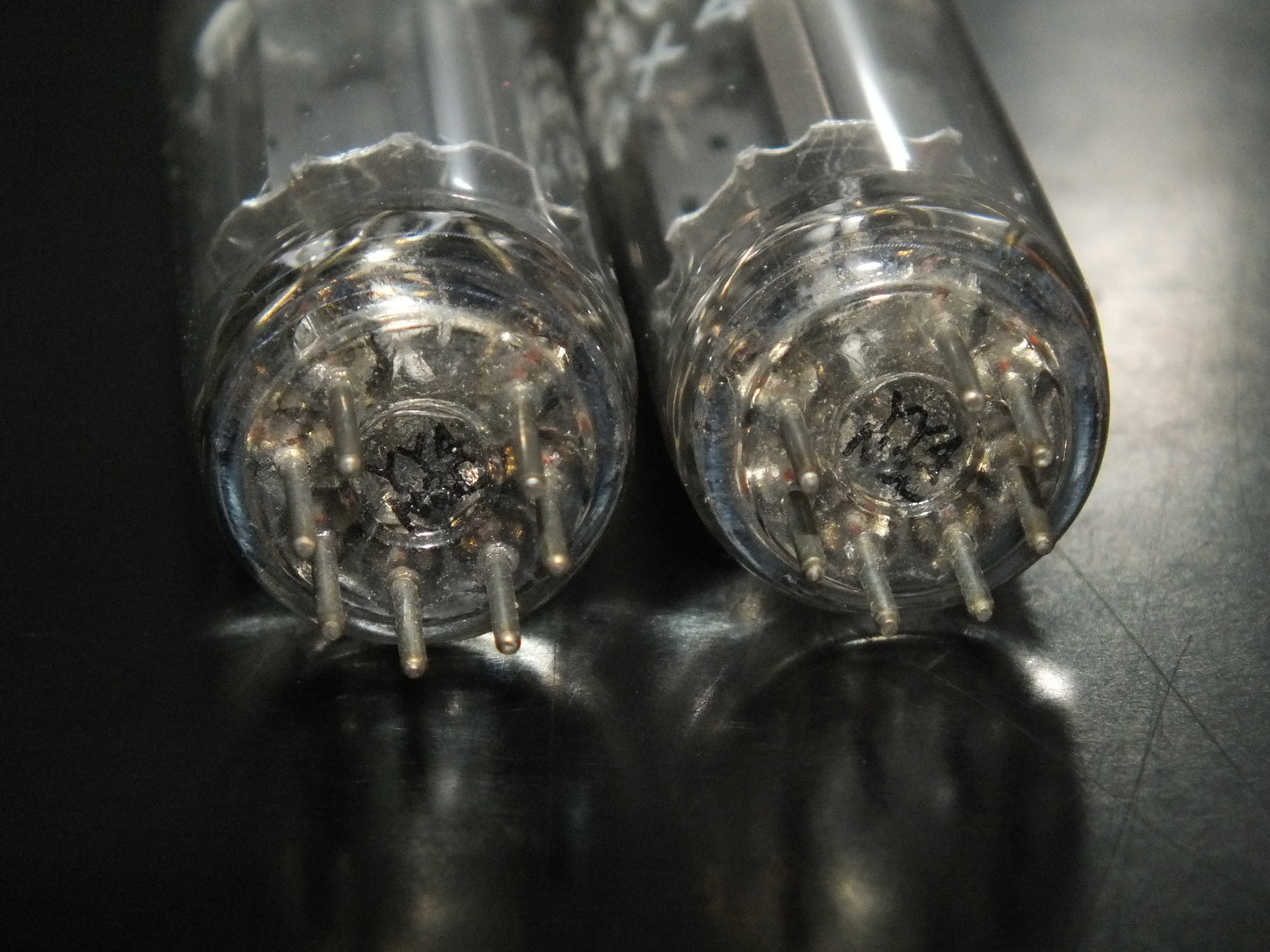 6X4 EZ90 Philips Mullard GEC Rare Inclined Getter Bottom Codes