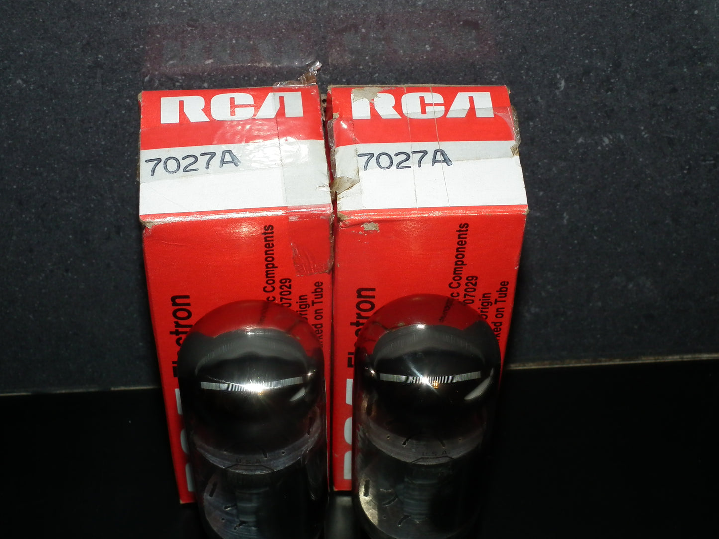 7027A RCA USA Matched Pair NOS NIB