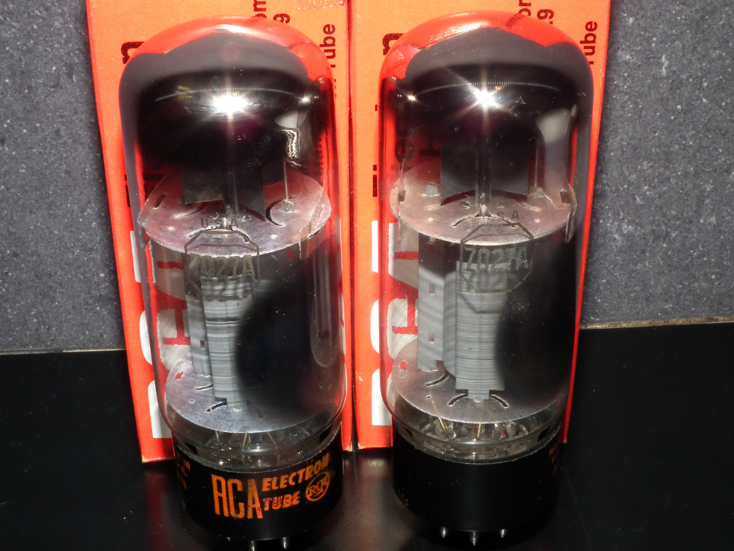 7027A RCA USA Matched Pair NOS NIB