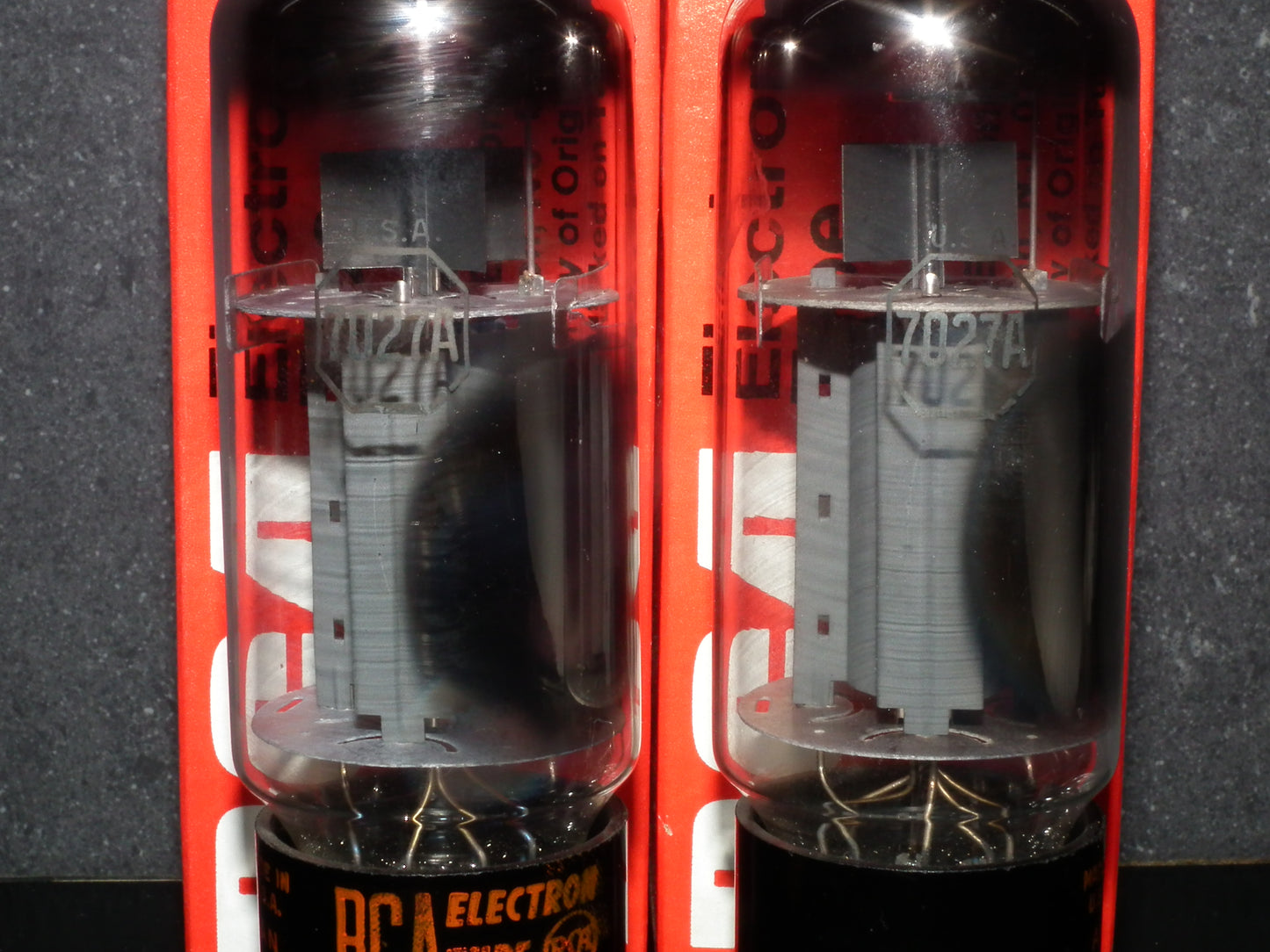 7027A RCA USA Matched Pair NOS NIB
