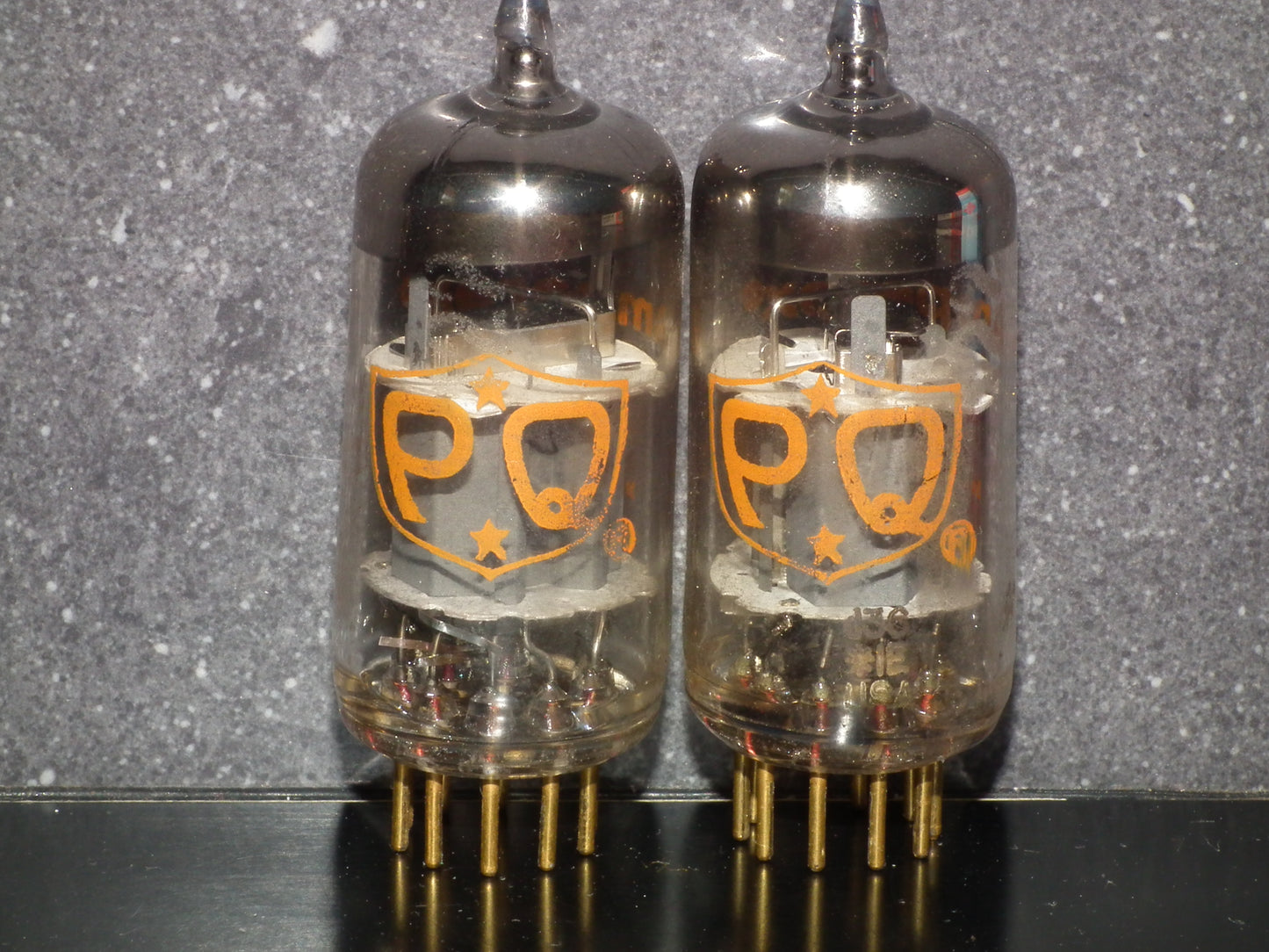 Matched Pair Amperex E810F 7788 Gold pins Tested NOS