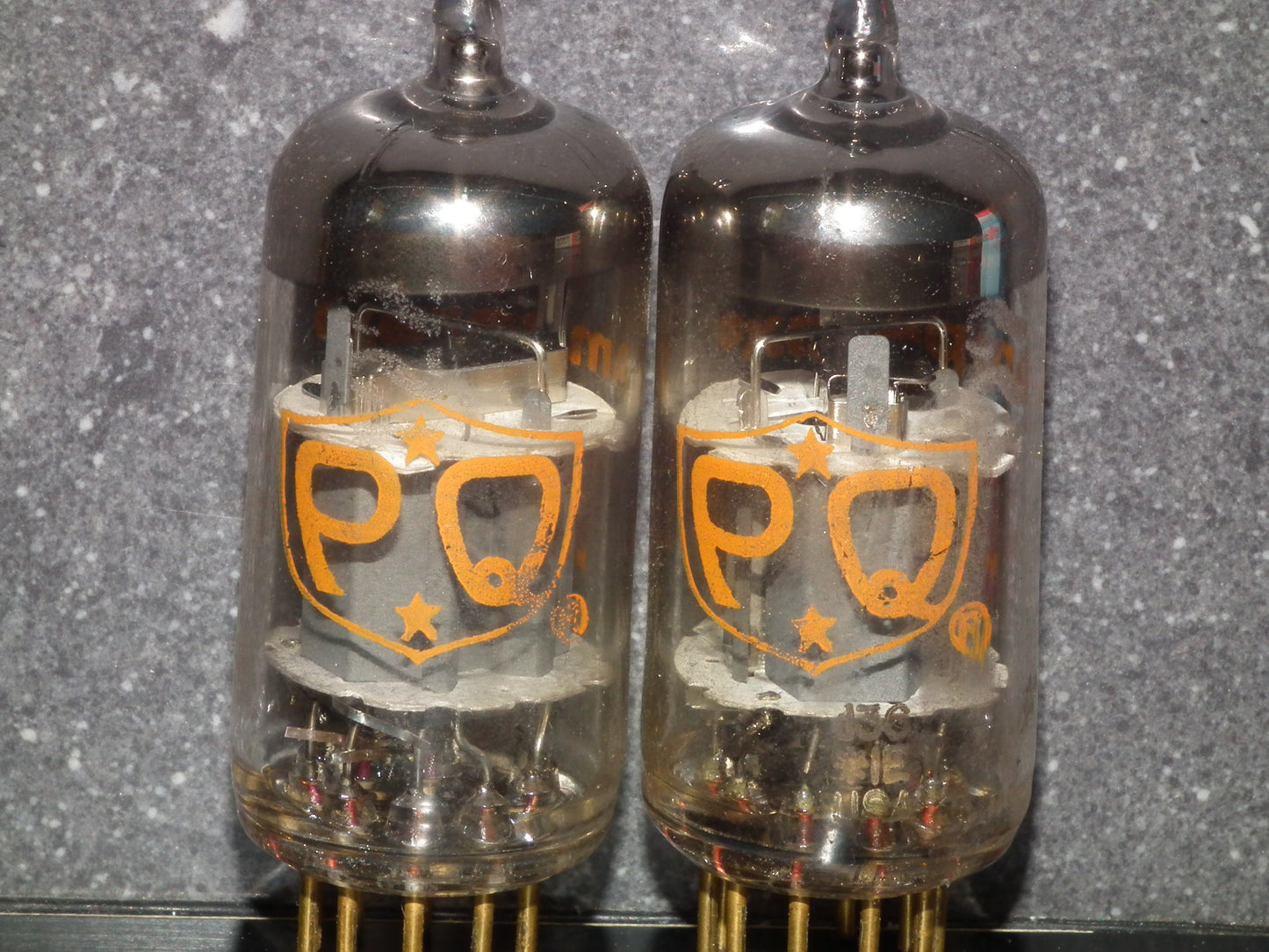 Matched Pair Amperex E810F 7788 Gold pins Tested NOS