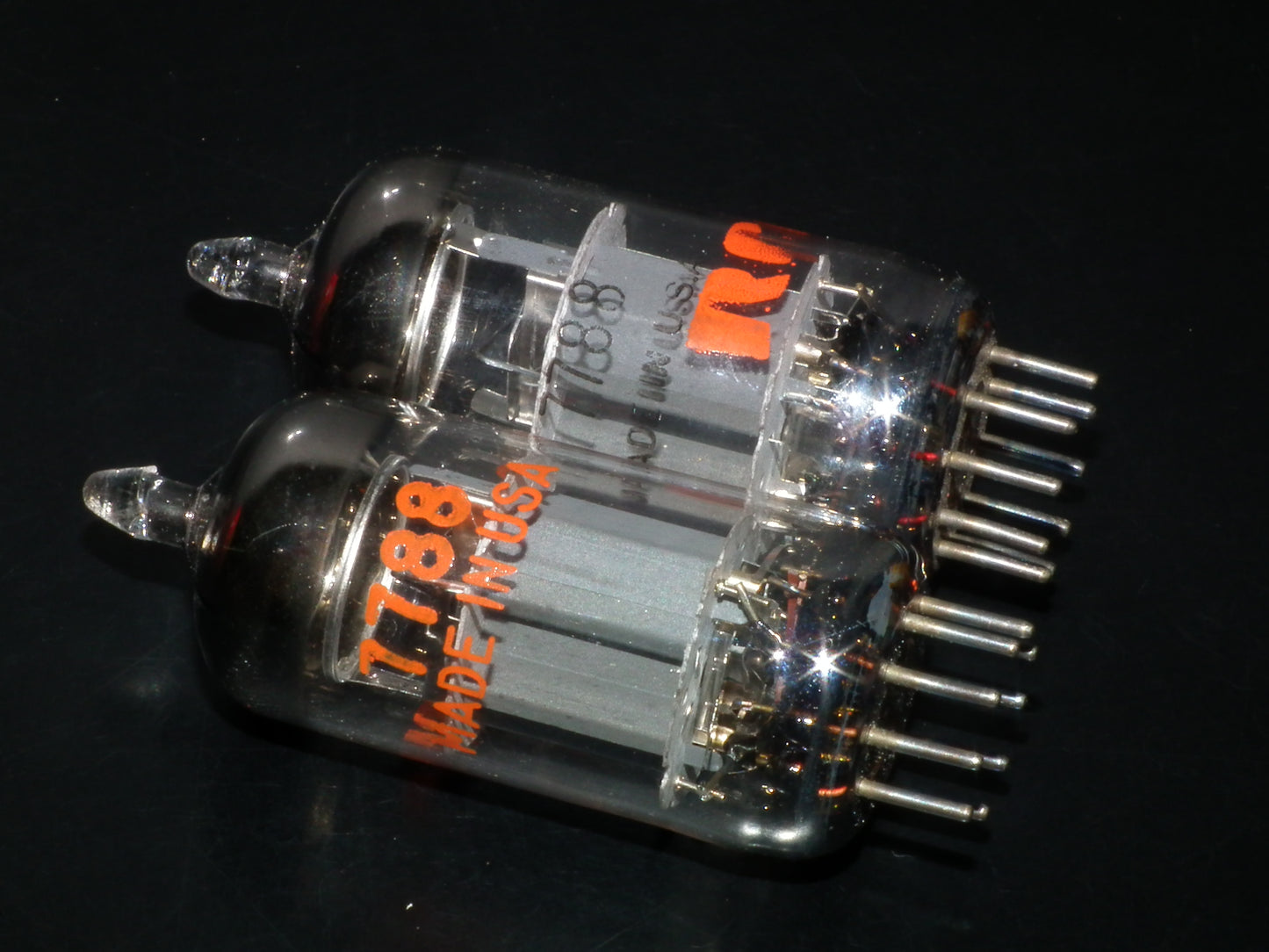 Matched Pair Amperex RCA E810F 7788 NOS NIB Gold pin Low Noise