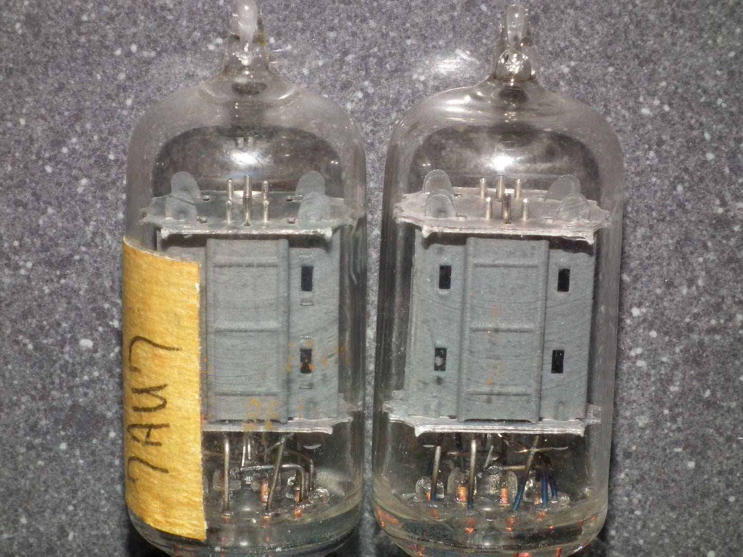 7AU7A RCA Used 95% matched pair Long Plates Side Getter