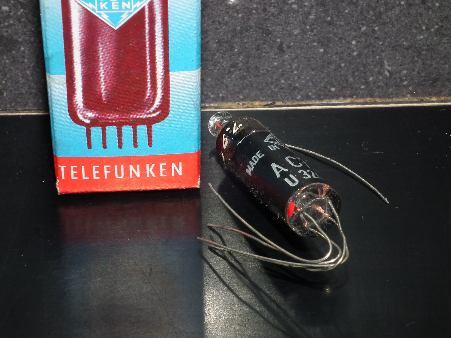 AC701K Telefunken NOS Microphone Triode RARE K Version RED DOT for Neumann