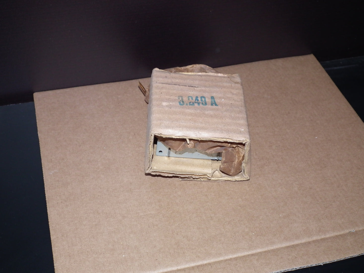 AIR VARIABLE CAPACITOR 2x490pF ARENA France NOS Ball Bearing MW LW SW Radio