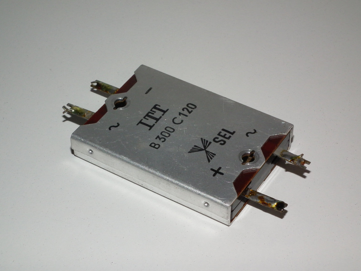 AEG selenium rectifier B300C120 300V 120mA Used, tested OK, DIY tube audio