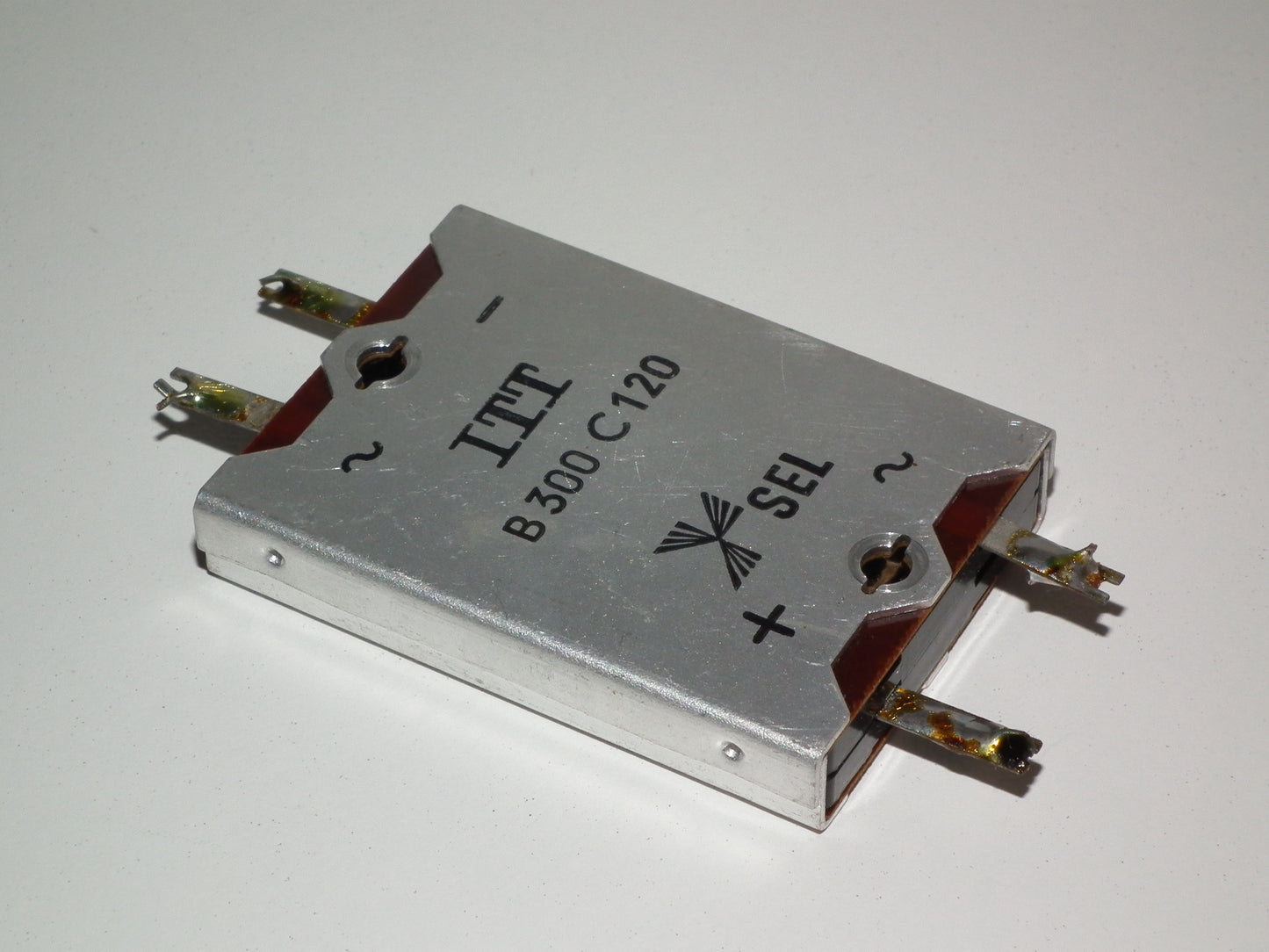 AEG selenium rectifier B300C120 300V 120mA Used, tested OK, DIY tube audio