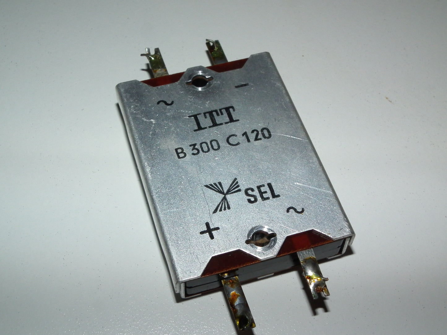 AEG selenium rectifier B300C120 300V 120mA Used, tested OK, DIY tube audio