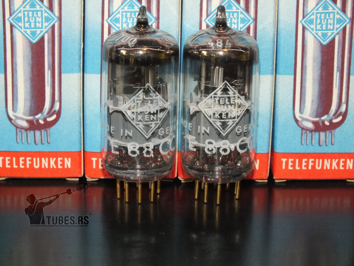 Matched Pair Holy Grail CCa Telefunken E88CC 6922 NOS NIB