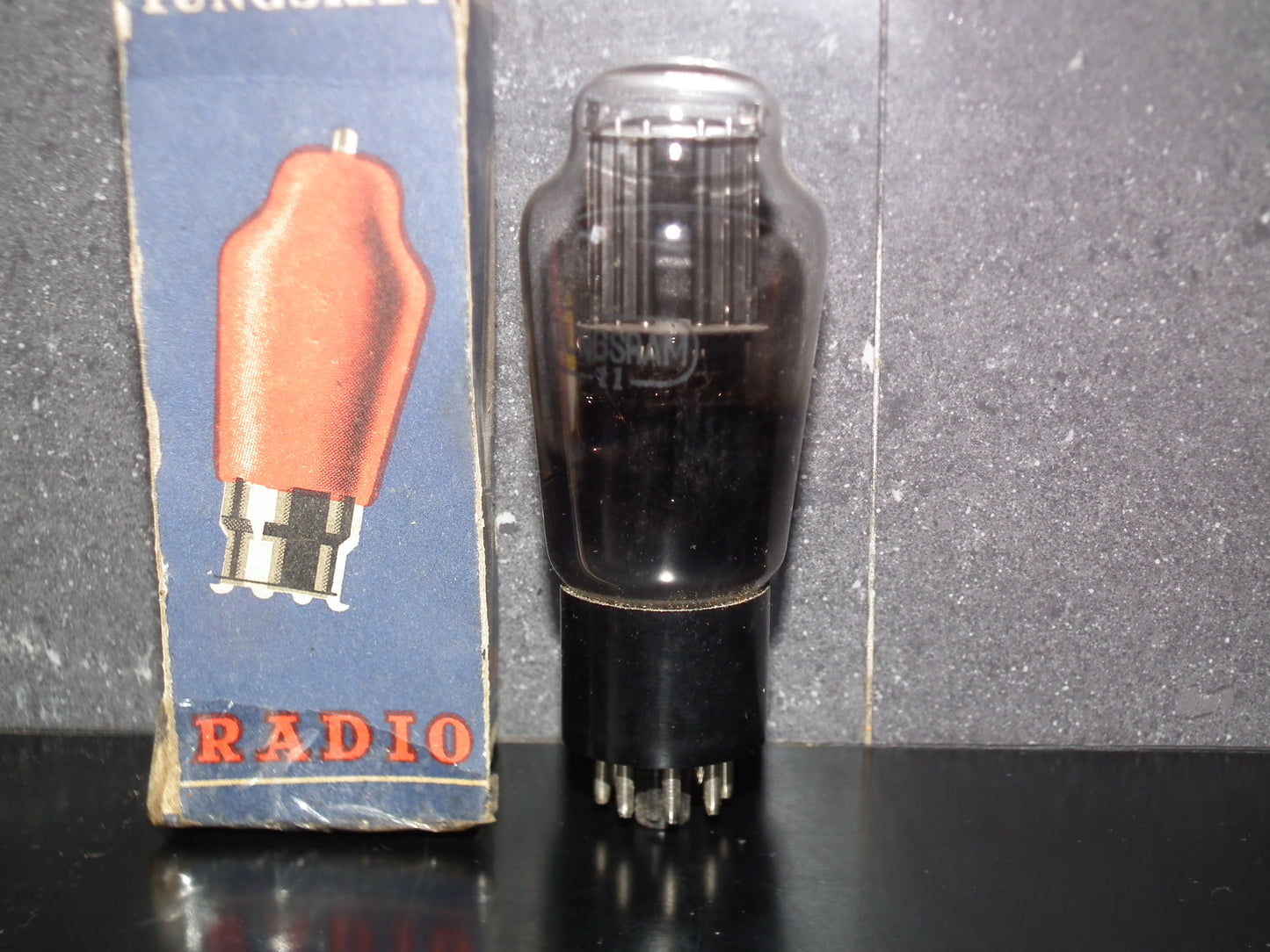 CY32 Tungsram NOS NIB Dual Rectifier Foil Getter