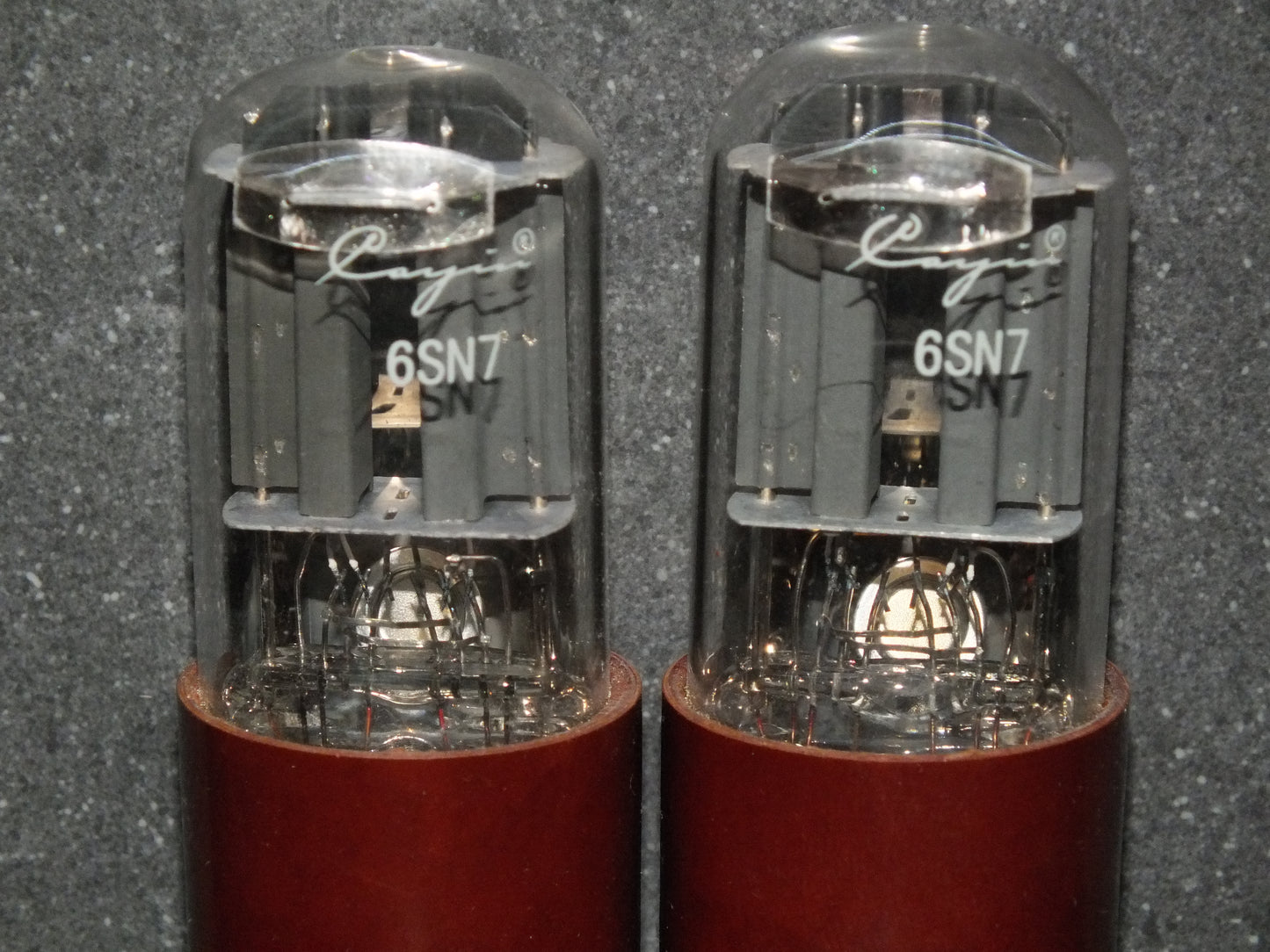 Matched Pair (2 tubes) 6SN7GT Cayin NOS Brown Base