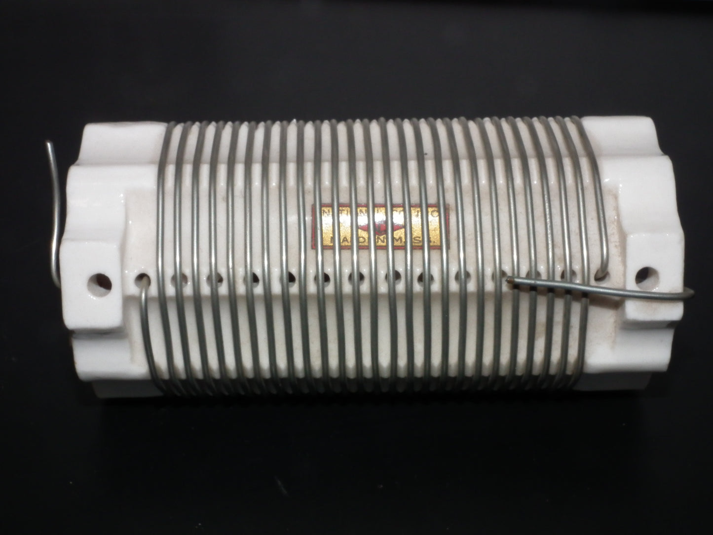 Vintage Ceramic Coil NATIONAL XR-10A NOS for HF Radiotransmitting