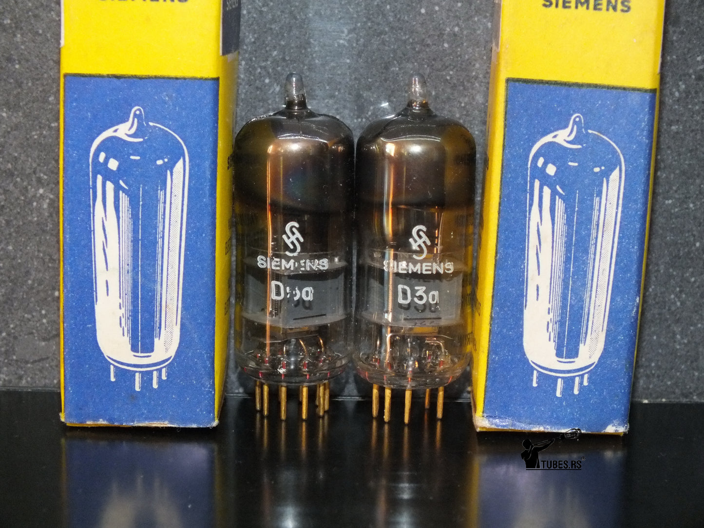 Matched Pair D3a Siemens PINCHED WAIST 7721 NOS NIB Gold pins
